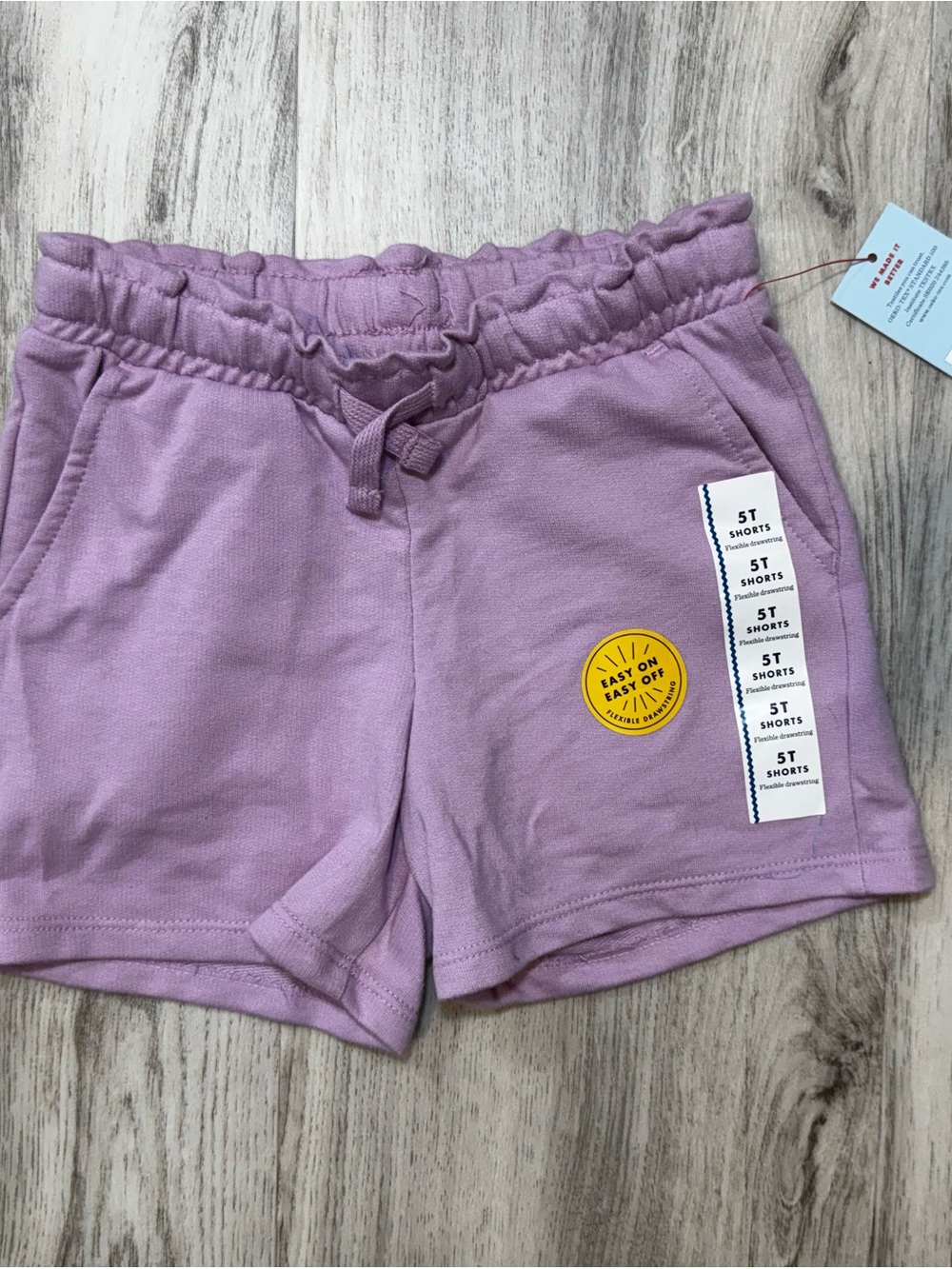 Cat & Jack Lilac Drawstring Girls' Shorts